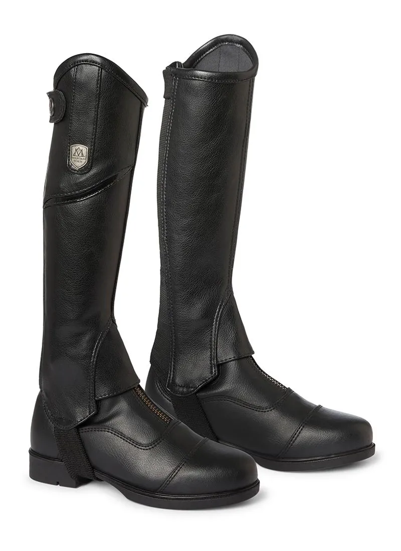 Mountain Horse Veganza Young Chaps Black